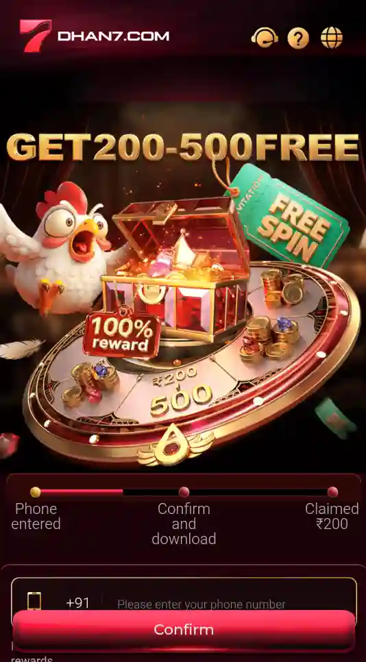 Dhan7 Game popular games and promotions screen 4