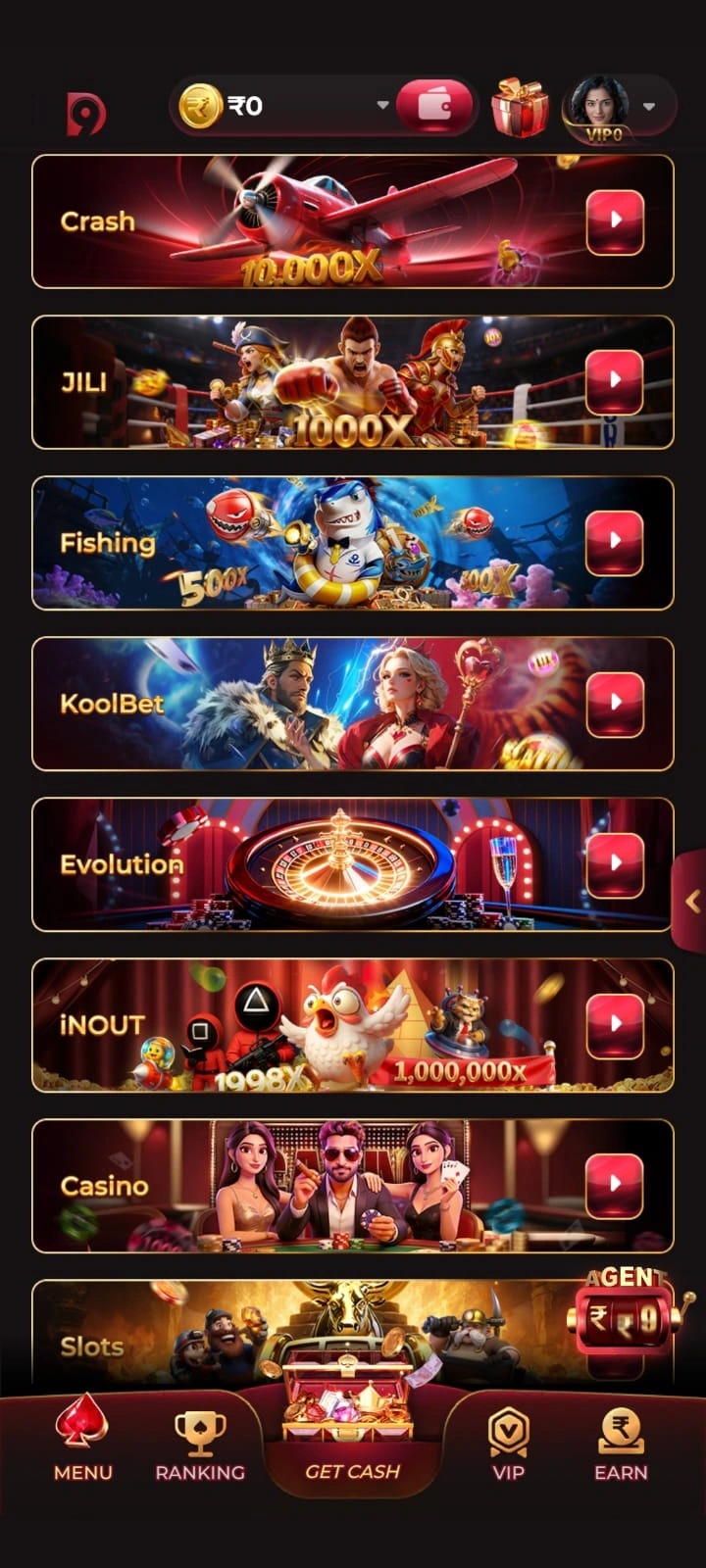 IND9 Game online games and mobile categories
