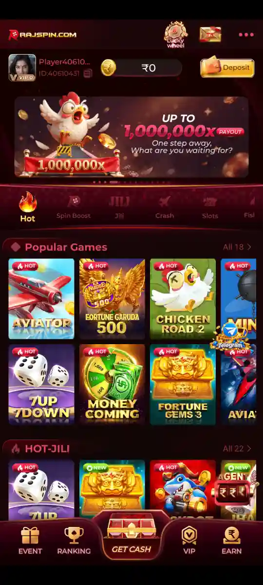 RAJSPIN Game app screenshot 4
